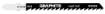 Jigsaw blade, 6 TPI, HSC, T-shaped handle, 2 pcs, rough cutting