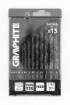 HSS metal drill, 2 - 8 mm, set of 13 pcs