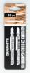 Jigsaw blade, 10 TPI, HSC, T-shaped handle, 2 pcs, reverse tooth, clean cut