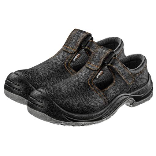 Leather sandals S1 FO, steel toecap, size 42