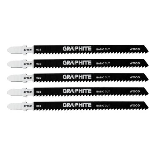 Jigsaw blade, 9 TPI, HSC, T-shaped handle, 5 pcs