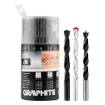 Set of drill bits for metal, wood, brick: 3, 4, 5, 6, 8, 10 mm, 18 pcs