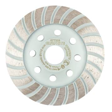 Diamond grinding disc, turbo, 115 x 22.2 mm, dry