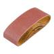 Sanding belts 75 x 457 mm, P150, 3 pcs