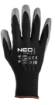 Work gloves, nitrile coated polyester, 4131X, size 7 (card)
