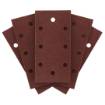 Sanding paper, velcro  93 x 185 mm, P100, 5 pcs. with 8 holes