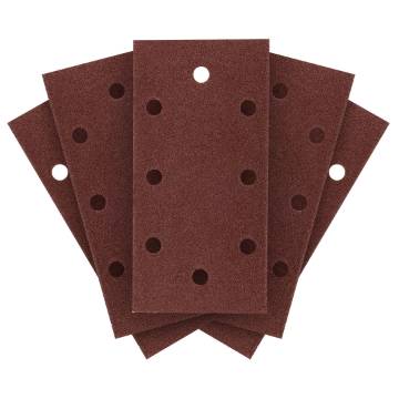 Sanding paper, velcro  93 x 185 mm, P100, 5 pcs. with 8 holes