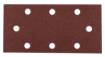 Sanding paper, velcro  93 x 185 mm, P100, 5 pcs. with 8 holes