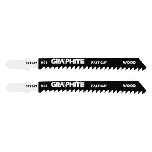 Jigsaw blade, 8 TPI, HSC, T-shaped handle, 2 pcs