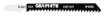 Jigsaw blade, 8 TPI, HSC, T-shaped handle, 2 pcs