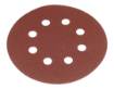 Velcro-backed sanding discs 125 mm, P150, 5 pcs, with 8 holes