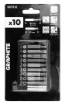 Bit set SL4/6/8, PH1/2/3, PZ1/2/3 x 50 mm, with 60 mm magnetic holder, 10 pcs.