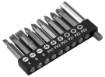 Bit set SL4/6/8, PH1/2/3, PZ1/2/3 x 50 mm, with 60 mm magnetic holder, 10 pcs.