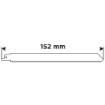Blade for reciprocating saw, BIM, 152 x 19 x 0.9 mm, 18 TPI