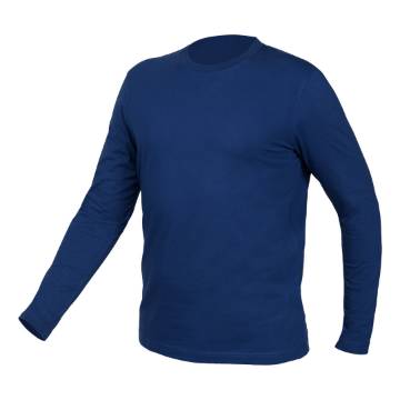 Long-sleeved T-shirt, navy blue, size XL
