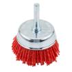 Front-mounted nylon brush 65 mm, with 6 mm shank