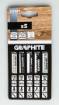 Jigsaw blade set, 6 TPI, 10 TPI, 12 TPI, 20 TPI, HCS, T-handle, 5 pcs