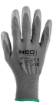 Work gloves, PU-coated polyester, 4131X, size 8 (card)