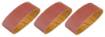 Sanding belts 75 x 457 mm, P80, 3 pcs