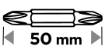 Reversible bits PH2 x SL6 50 mm, 2 pcs