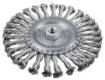 Wire wheel brush 150 mm, twisted wire, steel, M14