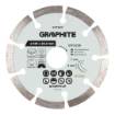 Segmented diamond cutting disc, 125 x 22.2 mm, dry