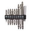 Set of reversible bits SL6, PH1x2, PH2x3, PZ1/2/3, with magnetic holder 60 mm, 10 pcs.