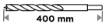 Wood drill, extended 20 x 400 mm