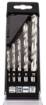 HSS metal drills, 4 - 10 mm, set 5 pcs