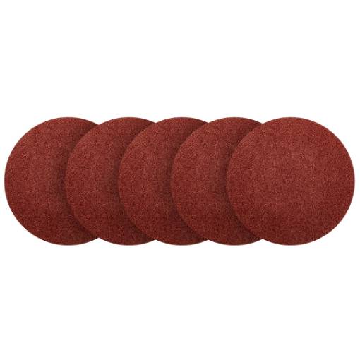 Velcro-backed sanding discs 150 mm, P36, 5 pcs, without holes