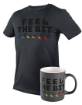 Printed T-shirt, FEEL THE BIT, size L