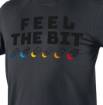 Printed T-shirt, FEEL THE BIT, size L