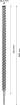 SDS-plus-7X puur 25x550x600mm, 1 tk.