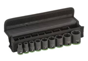 9 kuuskantpadruni kompl PRO Impact 1/2"
