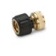 Vooliku üleminek, messing, 3/4", Aqua Stop süsteemiga