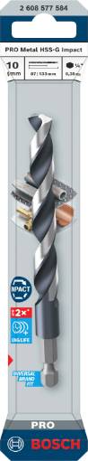 Metallipuuri HSS-G Hex 1/4'', 10x133mm, 1 tk.