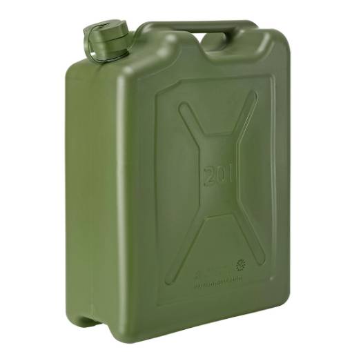 Army-fuel can, colour of can: olive-green, capacity: 20 l