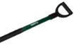 Spade, metal handle, plastic grip