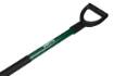 Shovel, metal handle, plastic grip