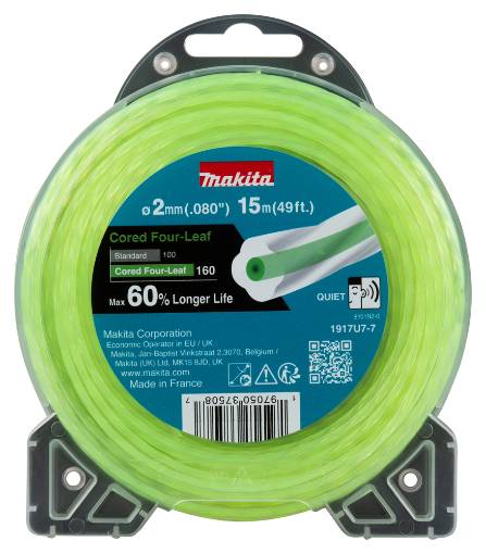 Südamikuga ristikheinakujuline trimmerijõhv 2.0-15M 2,0MM X 15M