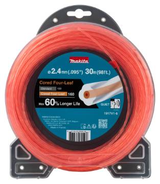 Südamikuga ristikheinakujuline trimmerijõhv 2.4-30M 2,4MM X 30M