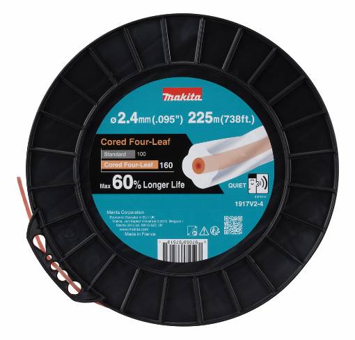 Südamikuga ristikheinakujuline trimmerijõhv 2.4-225M 2,4MM X 225M