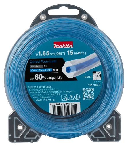 Südamikuga ristikheinakujuline trimmerijõhv 1.65-15M 1,65MM X 15M