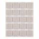 Self-adhesive felt pads, light brown 20x20 mm, 20 pcs.