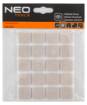 Self-adhesive felt pads, light brown 20x20 mm, 20 pcs.