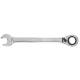 Combination spanner with ratchet 15 mm