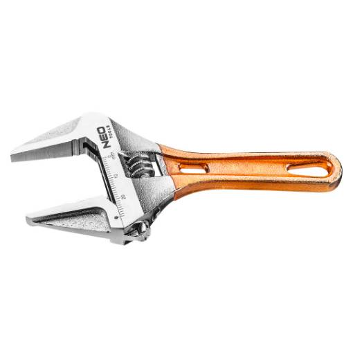 Adjustable wrench short 118 mm, range 0-28 mm