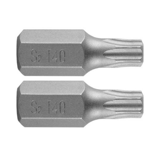 Torx bit T40 x 30 mm, S2, 2 pcs