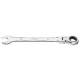 Combination flexible gear wrench 72 teeth 17mm
