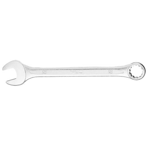 Combination spanner 18x220mm, CrV, DIN3113